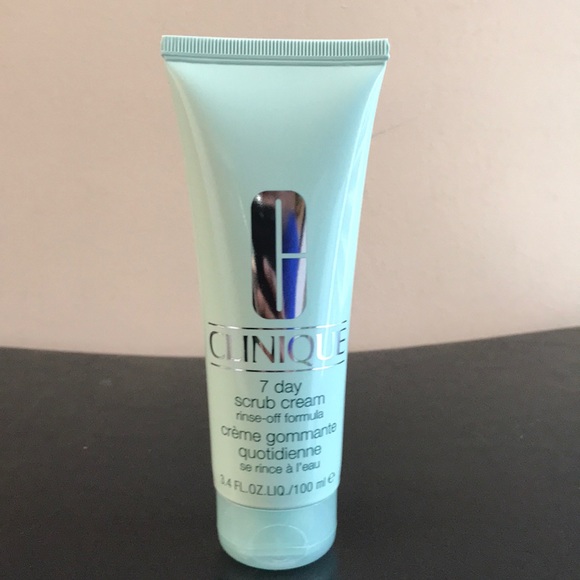 Clinique 7 Day Face Scrub Cream Rinse-Off Formula, 3.4 oz. - Brand New - Picture 1 of 2